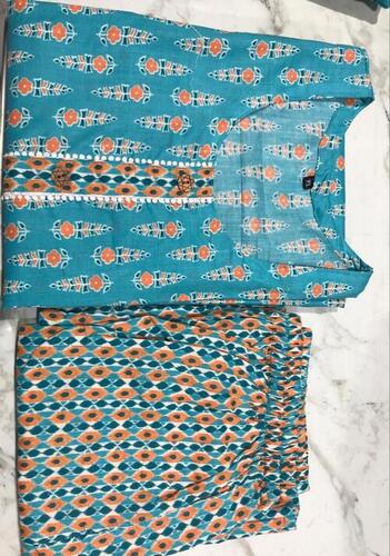 महिलाओं के कॉटन टॉपवियर और बॉटमवियर सेट बस्ट साइज़: 38 से 44 इंच (इंच)