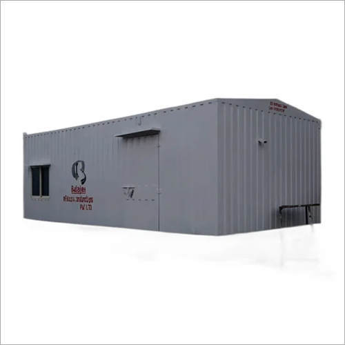 Mild Steel Porta Cabins - Color: White