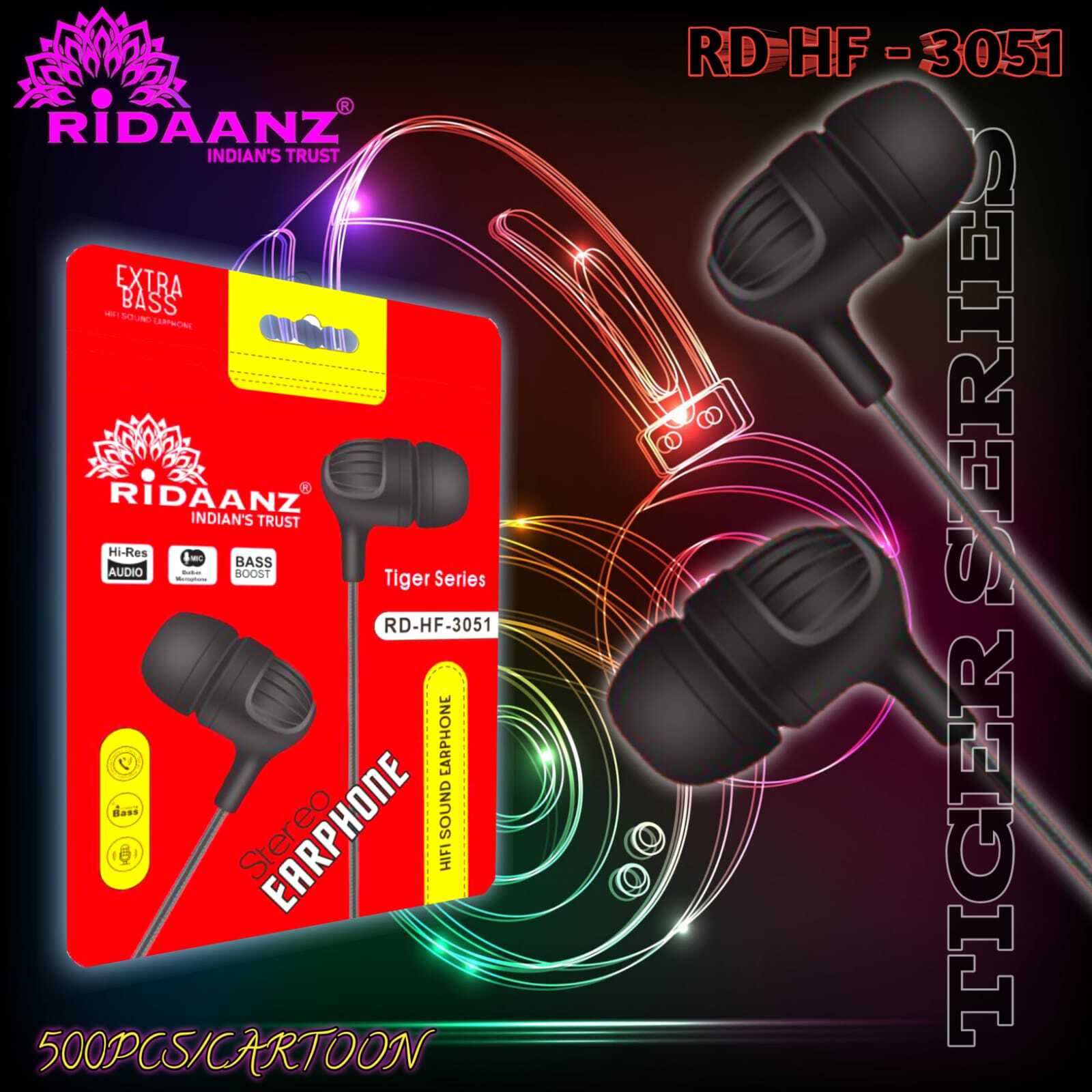 Mobile Earphone - 8mm Drivers, 20-20khz Frequency Response, 32 Ohms Impedance, 1.2m Cable Length | Deep Bass, Call Control, Wired Connectivity, Black Color