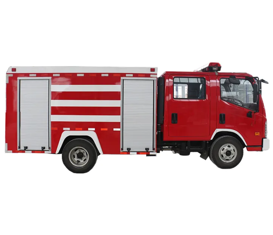 Multi-function Fire Truck - Raw Material, 2100x1000x1200 Mm Dimensions , Natural Color - Automatic Plc Control, High-ejection Arm With Two-section Folding Structure, 32250 Kg Weight, 162kw Power, Electric Drive Type