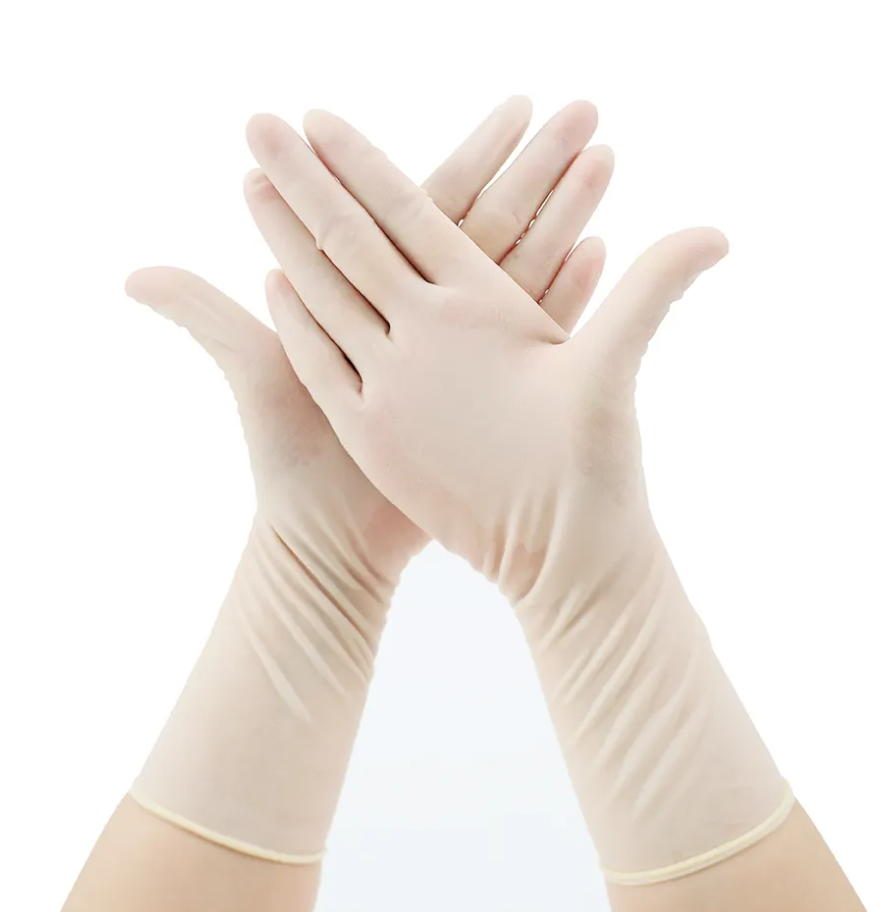 Natural Color Sterile Latex Surgical Gloves