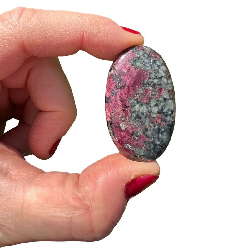 Eudialyte Worry Stone Grade: Top