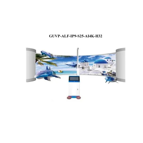 Semi-Automatic Guvp-Alf-Ip9-S25 Ai4K-H64 Uv Wall Painting Machine