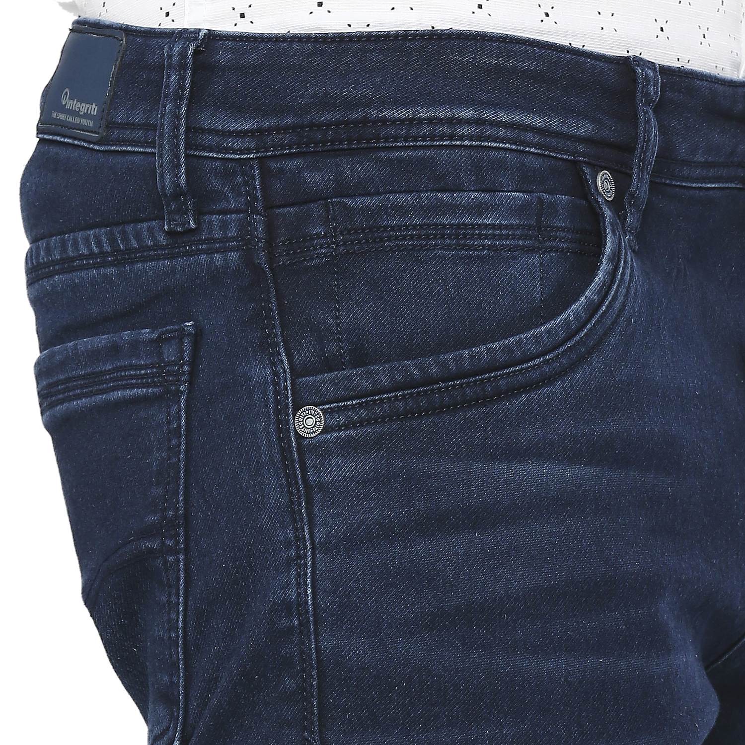 Integriti Casual Men's Jeans - Color: Dark Blue
