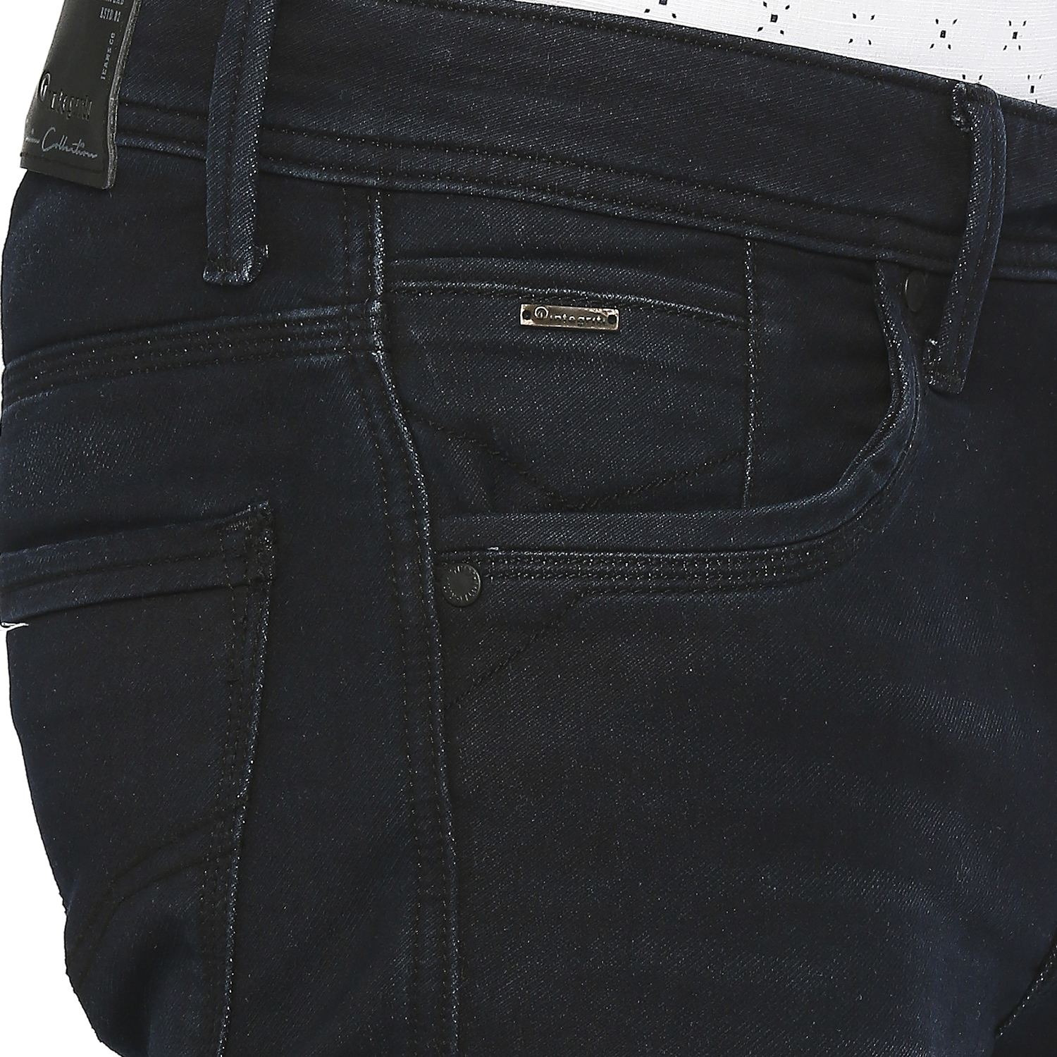 Integriti Dark Black Men's Jeans - Feature: Washable