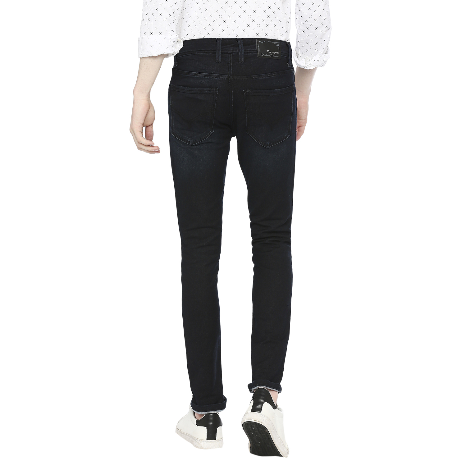 Integriti Dark Black Men's Jeans - Feature: Washable