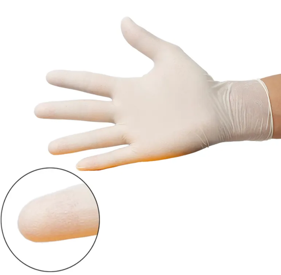 Natural Color Latex Powder Free Gloves