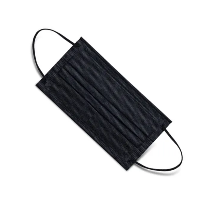 Natural Color 3ply Black Face Mask/non Woven Face Mask