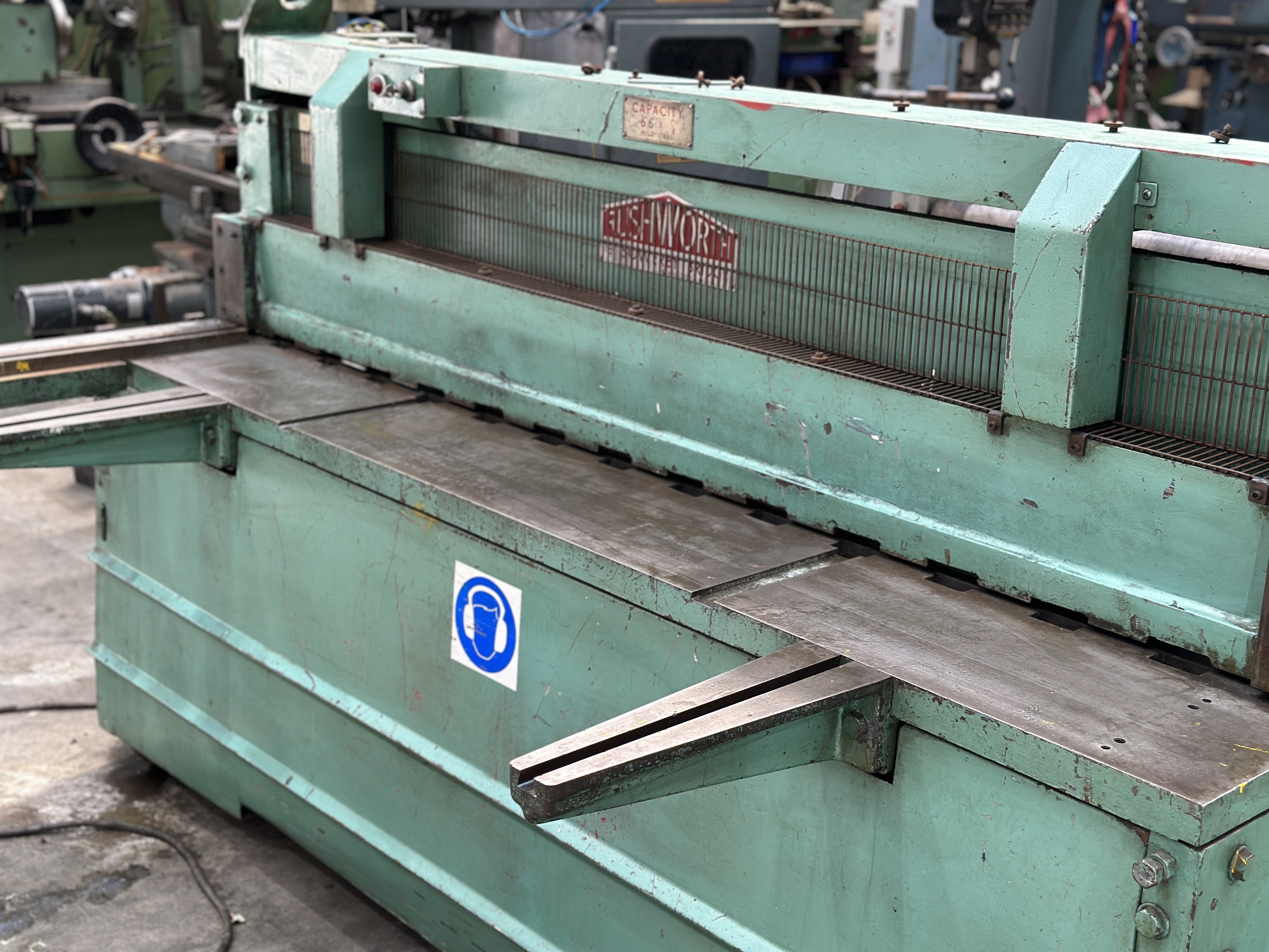 Rushworth 6 6 Inch X 1/8 Inch Sheering Machine