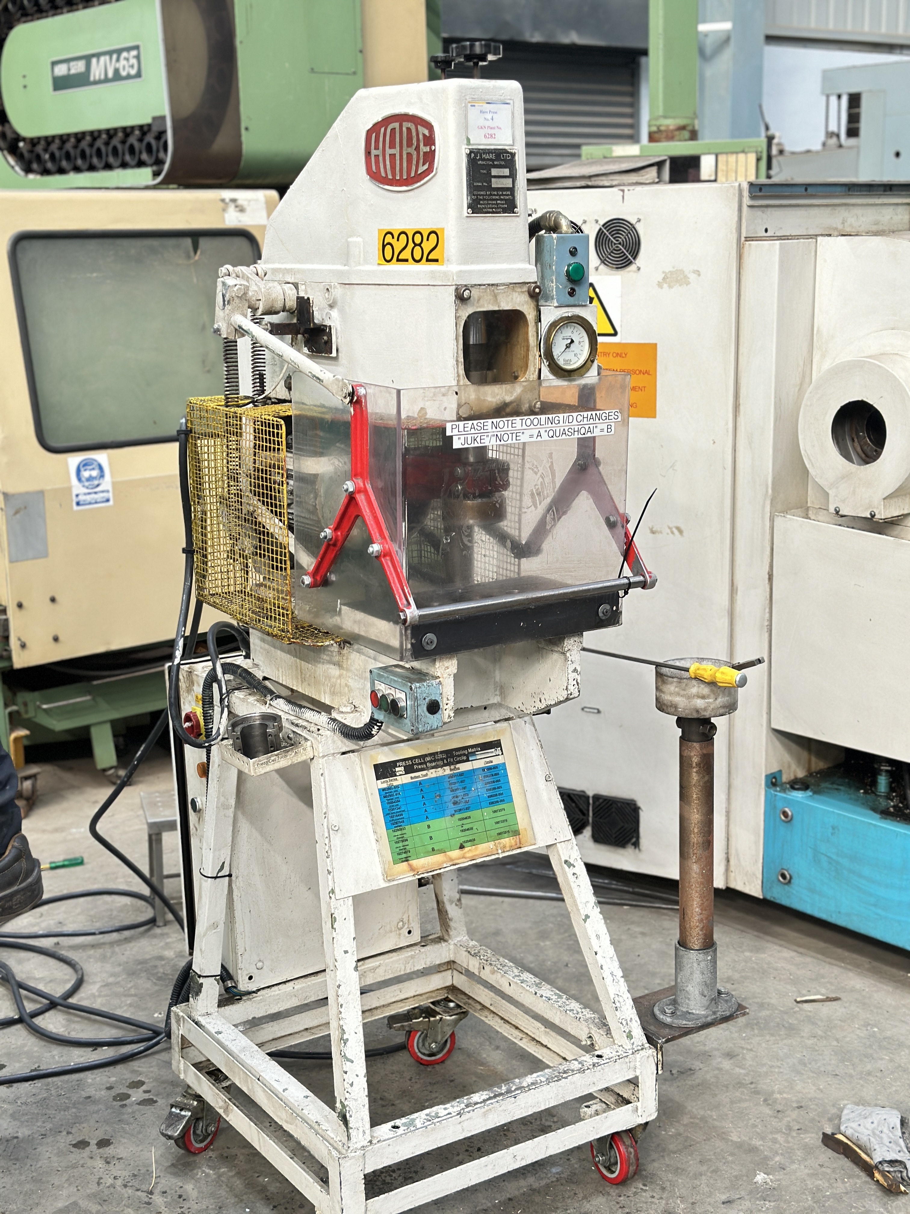 Hare 5bs Hydraulic Fast Action Press