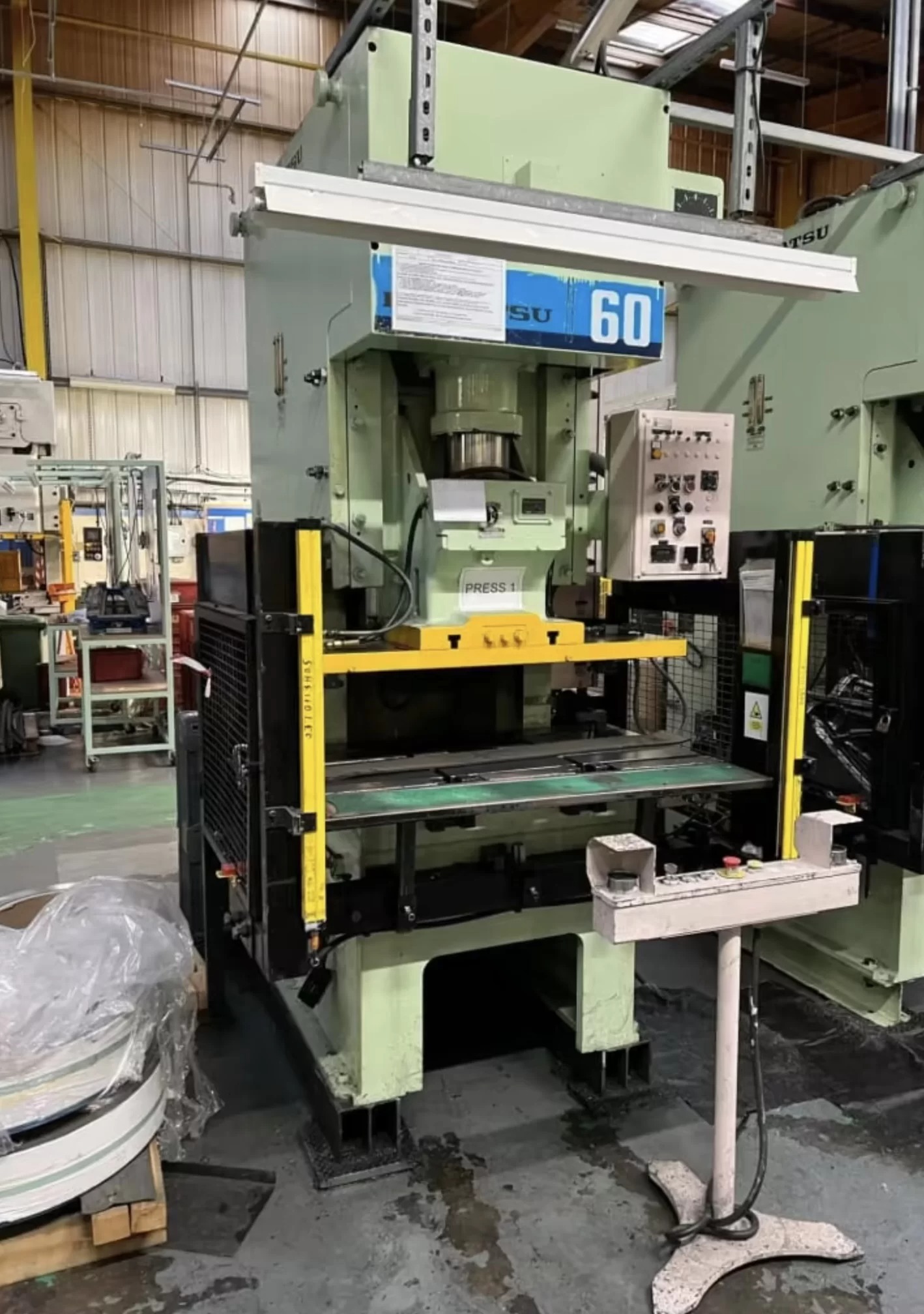 Komatsu Obs 60-3 Gap Frame Press 3 Off Transit
