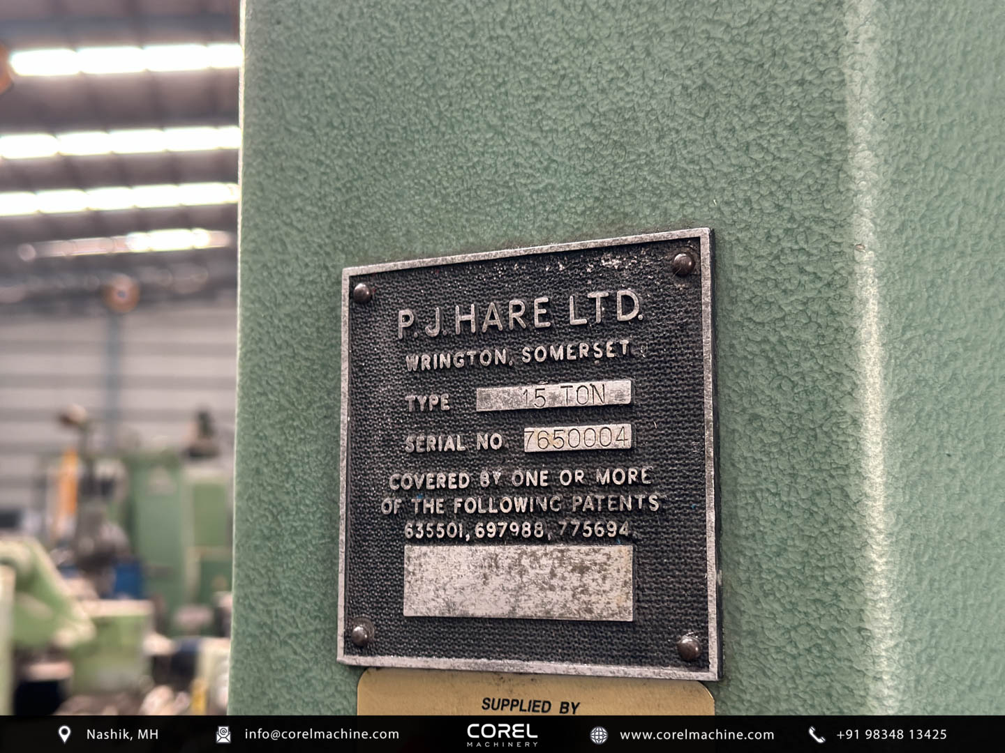 Hare 15t Hydraulic Press