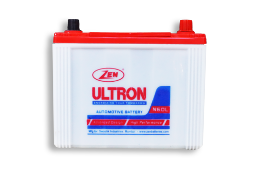 Zen N60R/L 12 V 60 Ah ऑटोमोटिव लीड एसिड बैटरी क्षमता: 51-80Ah