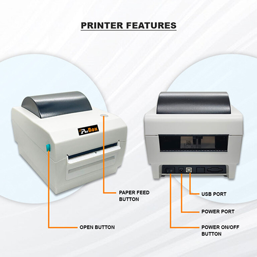 4 Inch Direct Thermal Label And Receipt Printer - 203 Dpi, 150 Mm/s Print Speed | Usb Interface, Ccd Scan Type, Ideal For Logistics And Retail