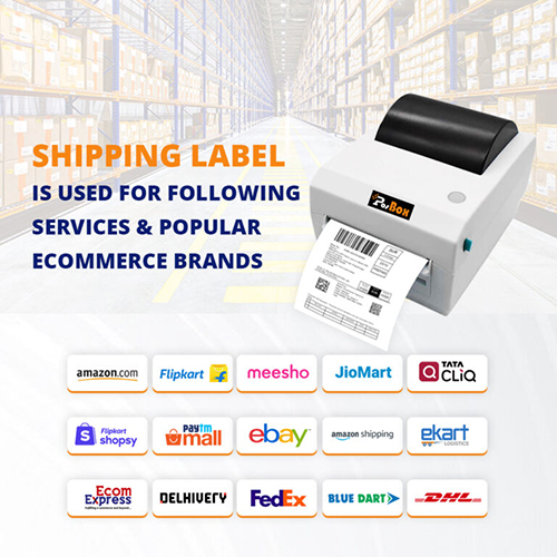 4 Inch Direct Thermal Label And Receipt Printer - 203 Dpi, 150 Mm/s Print Speed | Usb Interface, Ccd Scan Type, Ideal For Logistics And Retail