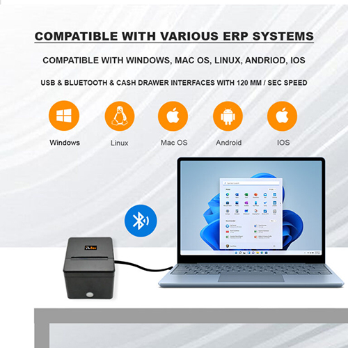 Pos Desktop Thermal Printer With Auto Cutter Size: Different Available