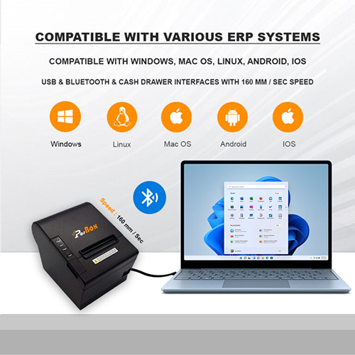 80mm Pos Desktop Thermal Printer With Auto Cutter Size: Different Available