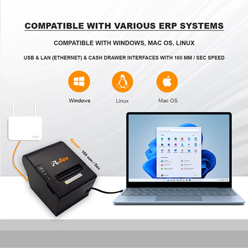 80mm Pos Desktop Thermal Printer With Auto Cutter Size: Different Available