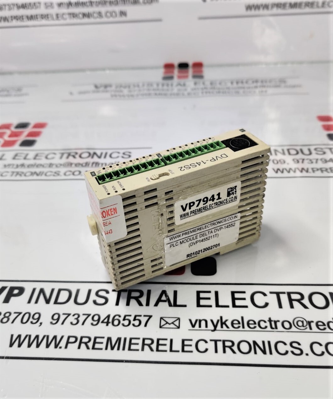 Delta Plc Module Dvp-14552 (Dvp1455211t) Application: Industrial
