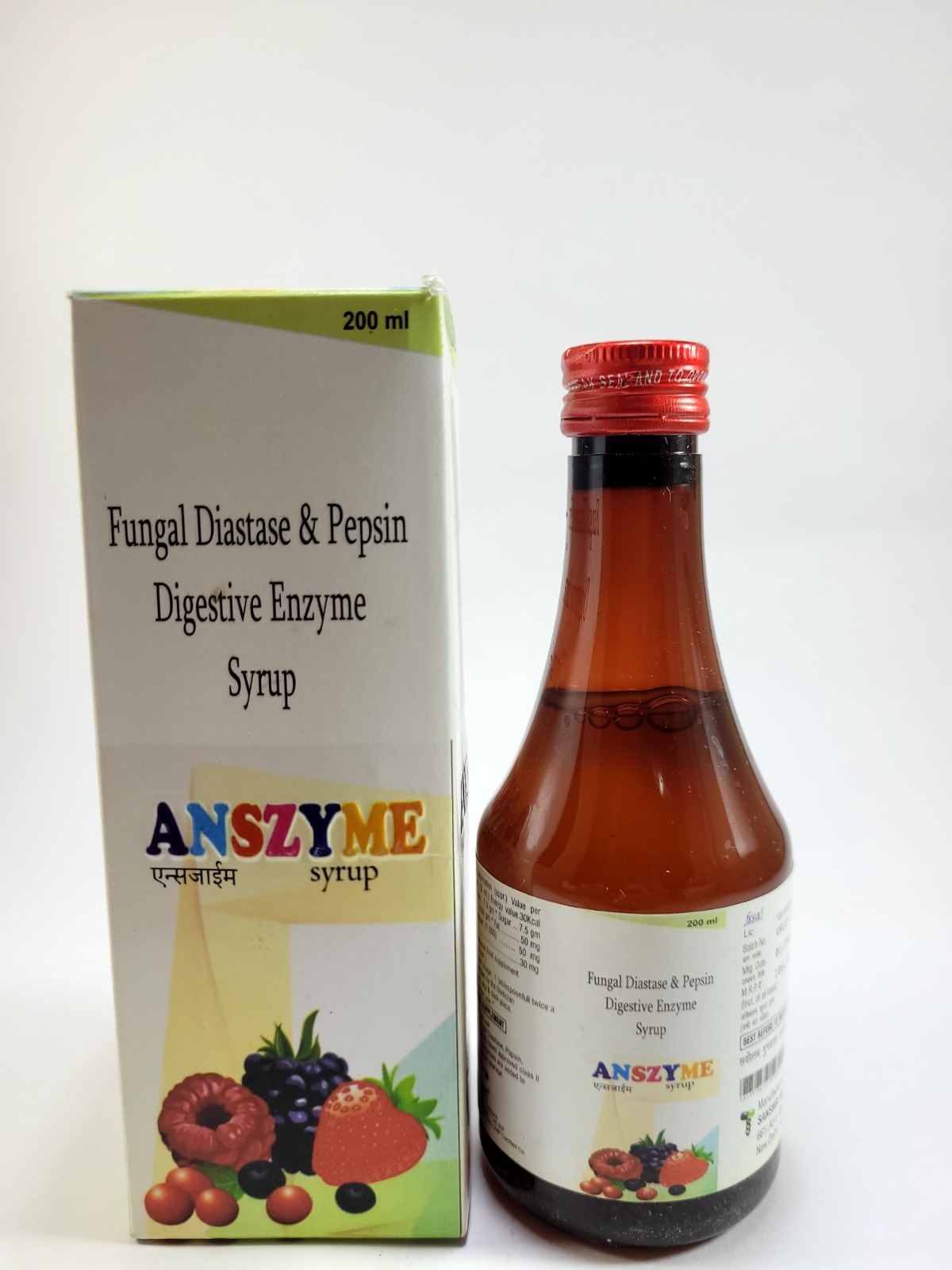 Fungal Diastase And Pepsin Digestive Enzyme Syrup