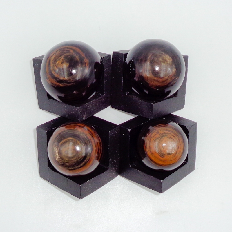 Black Eye Obsidian Sphere Grade: Top