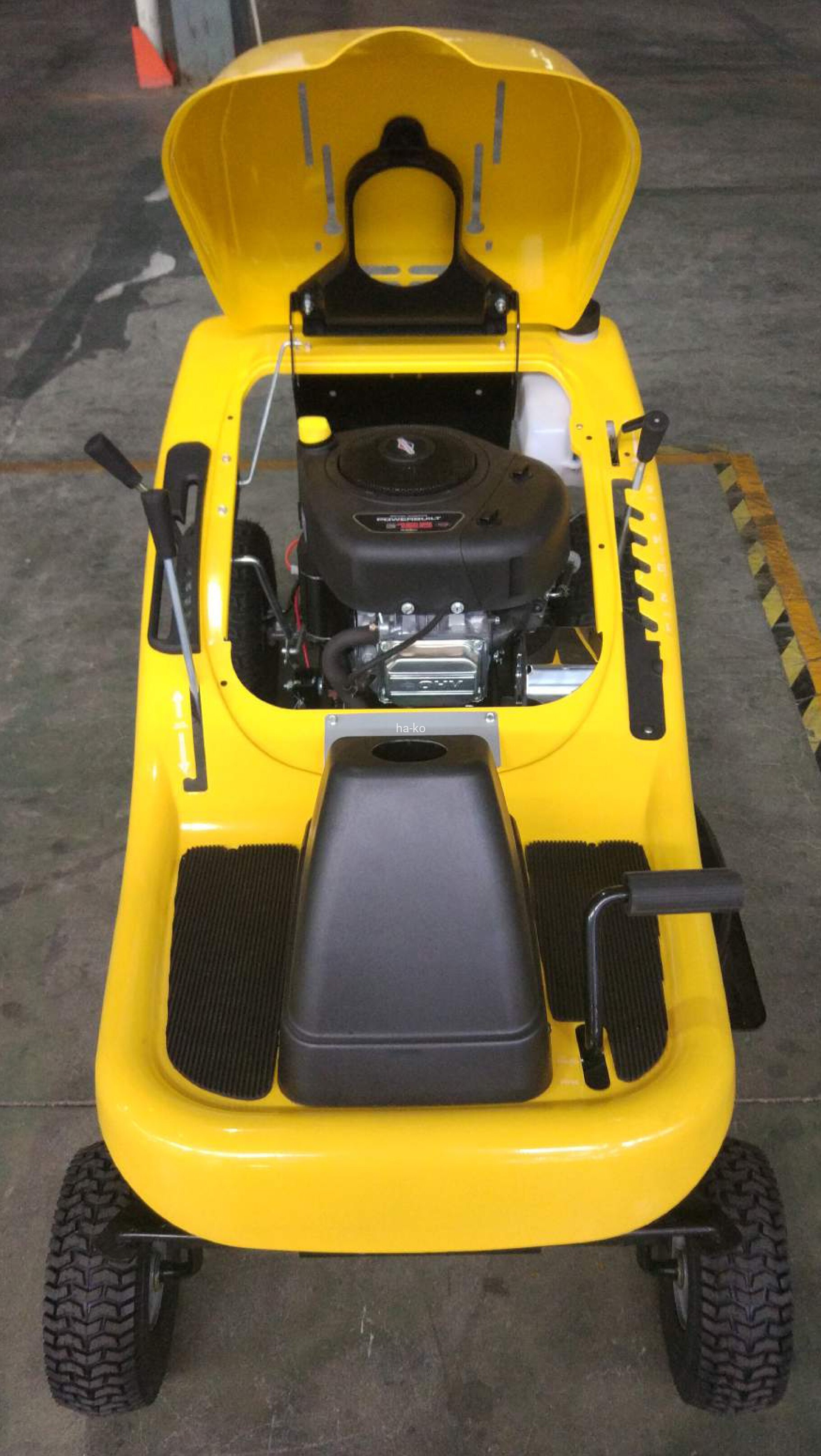 Buggy Ride On Mower - Color: Yellow