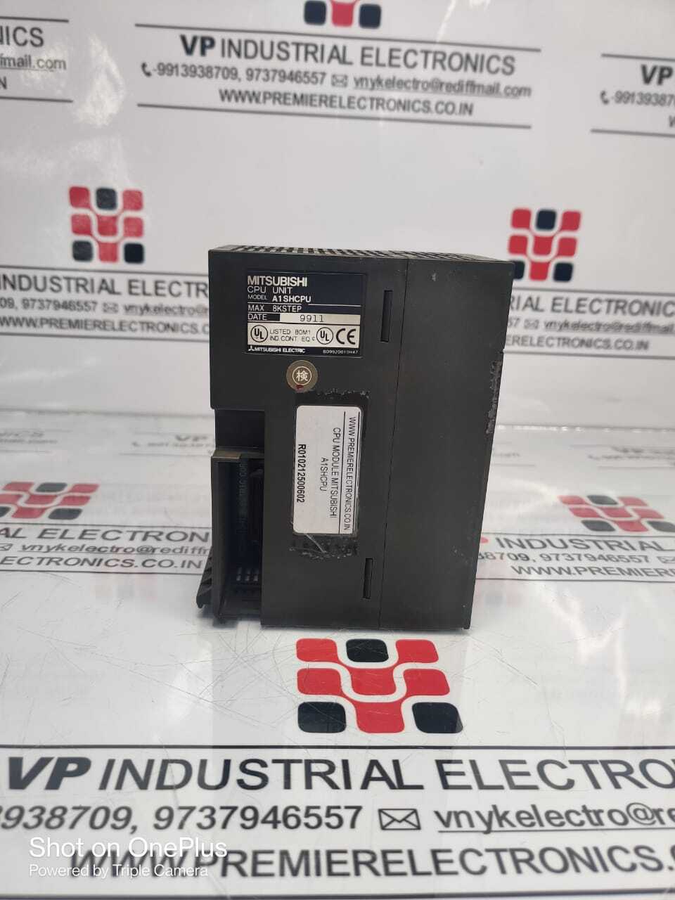 Mitsubishi Melsec-a Controller - A1shcpu 8k Memory, Black, 24v Dc, 240v Output, 15kw Energy Consumption, 60hz Frequency, Rs-422 Communication