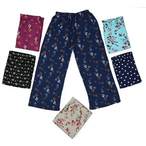 मल्टीकलर रेयॉन प्रिंटेड पलाज़ो