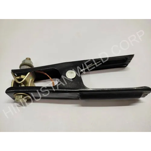 Welding Machine Earth Clamp - Metal Construction, Silver Finish | Reliable Connection For Optimal Electrical Flow And Safety