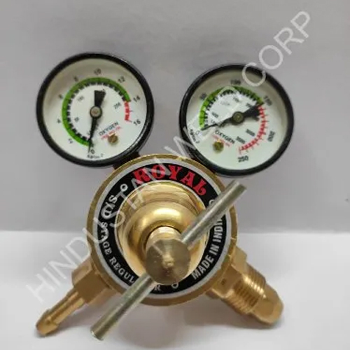 Oxygen Regulator Single Stage Double Gauge Application: Industrial