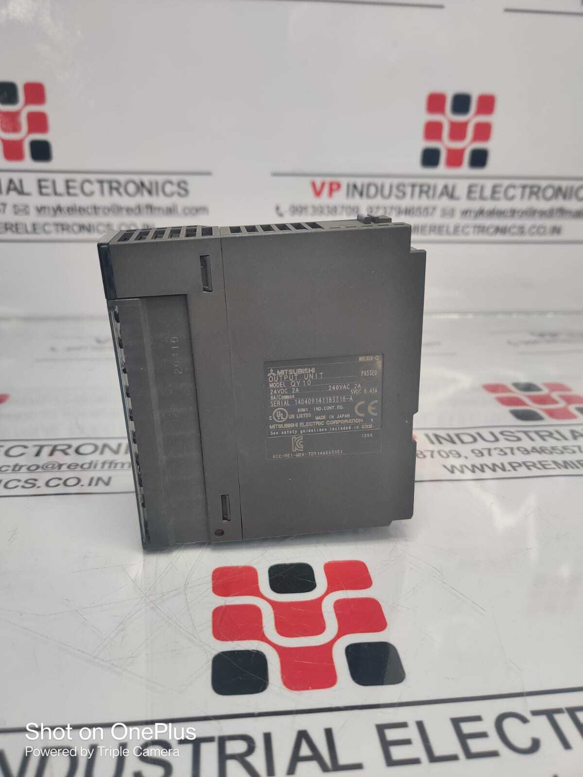 Mitsubishi Digital Output Module - Dimensions: 90x98x27.4 Mm, Black Color | 15 Kw Energy Consumption, 240v Output Type