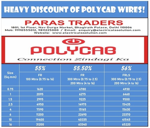 Polycab Multi Core Electrical Cables