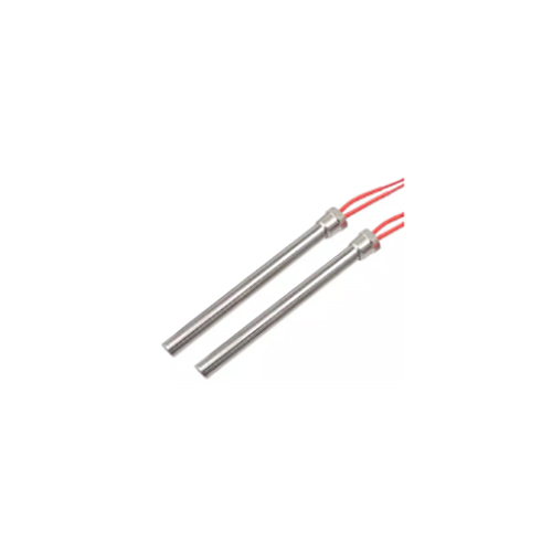 Cartridge Heaters - Stainless Steel, 240V Single Phase Electric Strip Heater | Silver Color, 1-Year Warranty, Lead Orientation