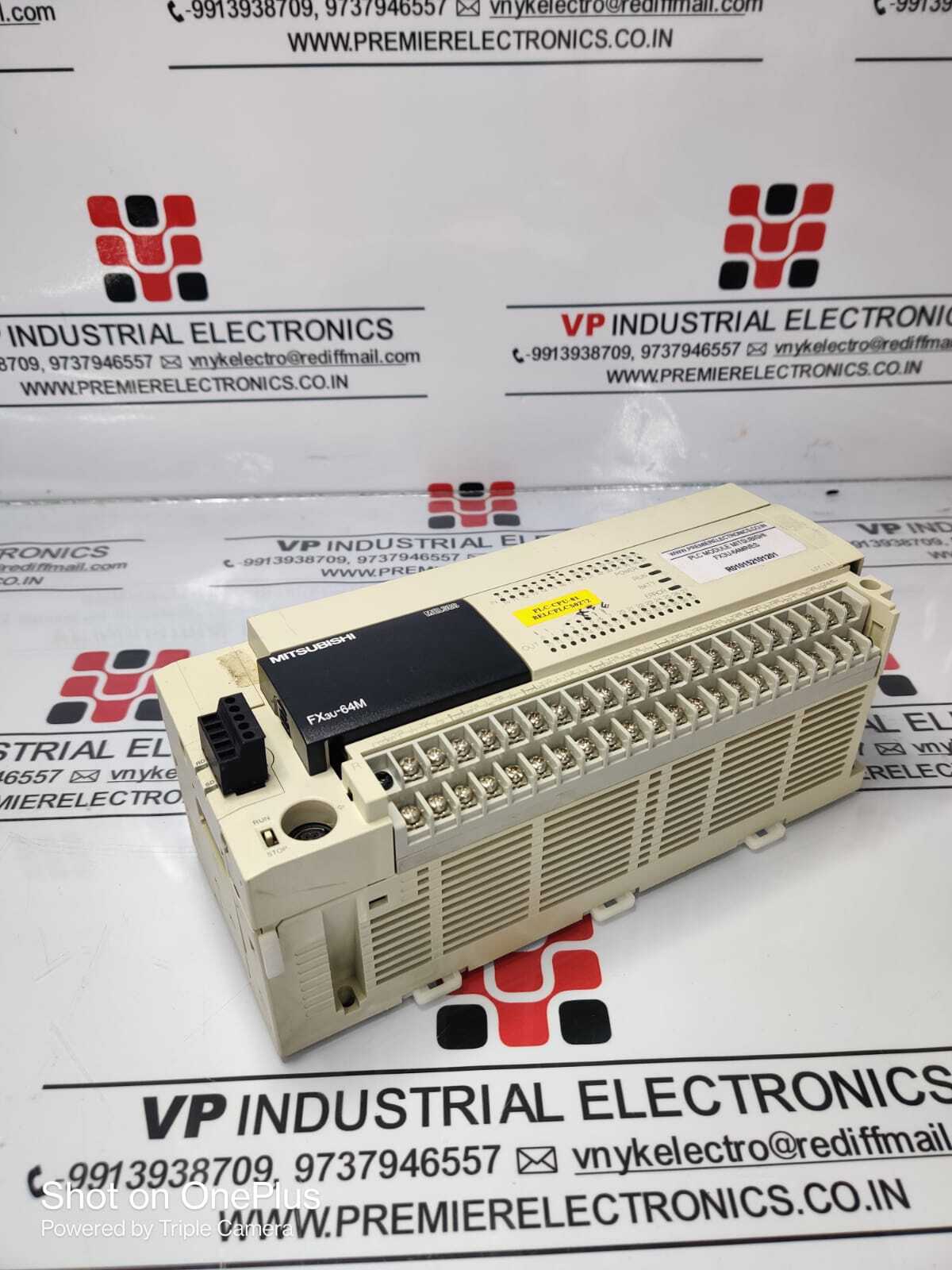 Mitsubishi Plc Module Fx3u-64mr-es Application: Industrial