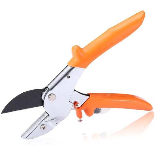 Professional Garden Scissor With Sharp Blade Comfortable Handle (18cm) (1506a) - Carbon Steel, 10x3x27 Cm, Multi/assorted Color | Ergonomic Grip, Precision Cutting