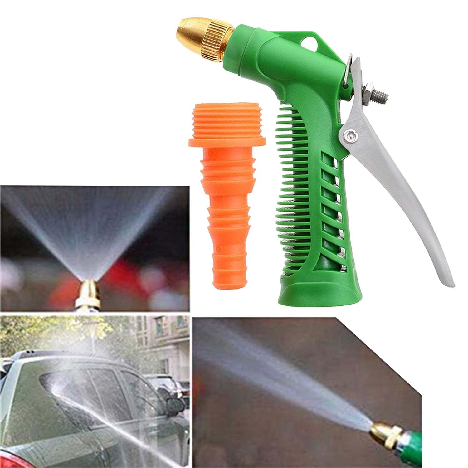 Multi / Assorted Water Spray Gun Trigger High Pressure Water Spray Gun For Car/bike/plants (1629)