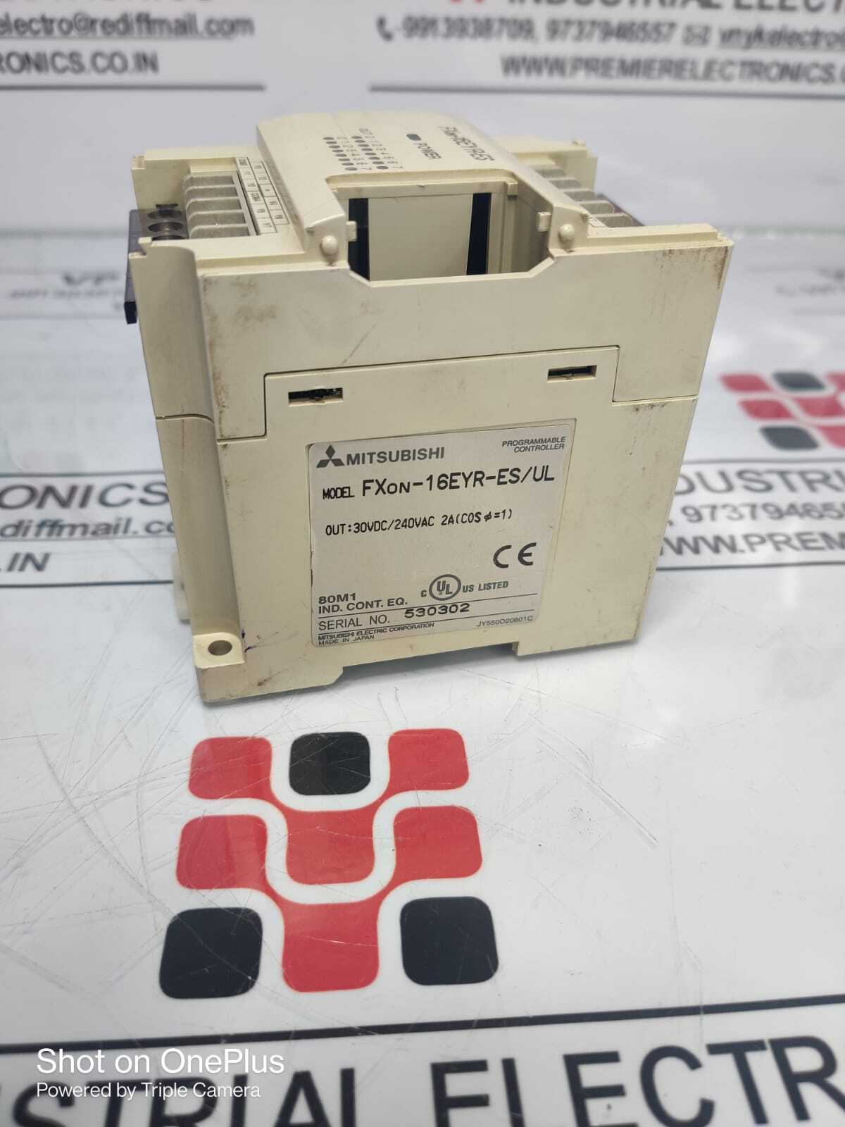 Mitsubishi Plc Module Fxon-16eyr-es-ul Application: Industrial