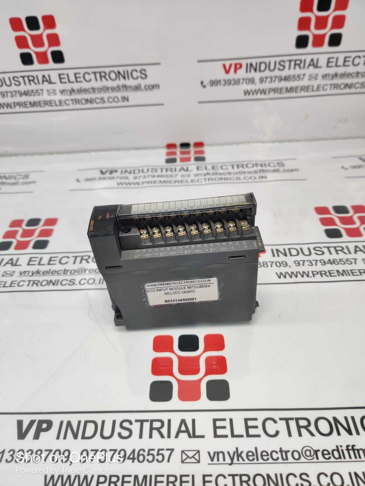Mitsubishi Rtd Input Module Melsec-q64rd Application: Industrial