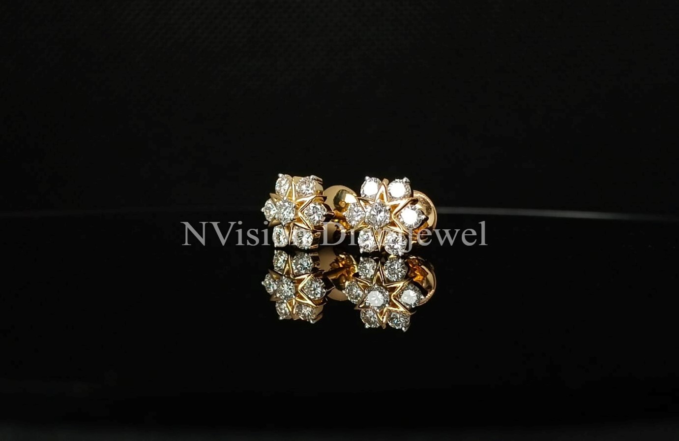gold earring nakshatra diamond earrings designs with price