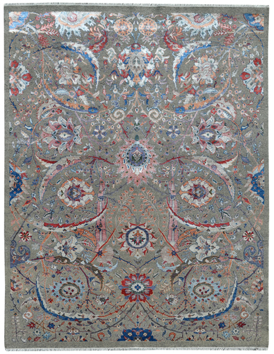 वॉशेबल 20373 हैंड नॉटेड कार्पेट