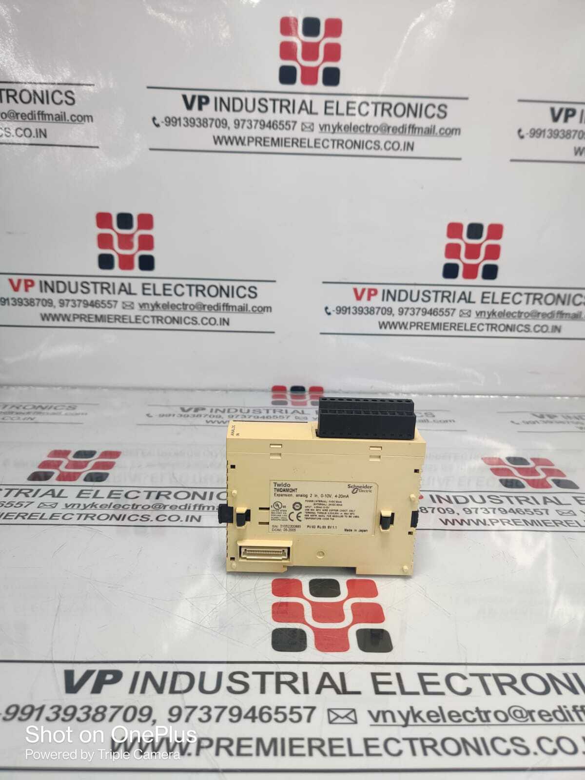 Schneider Analog Input Module Twdam12ht Application: Industrial