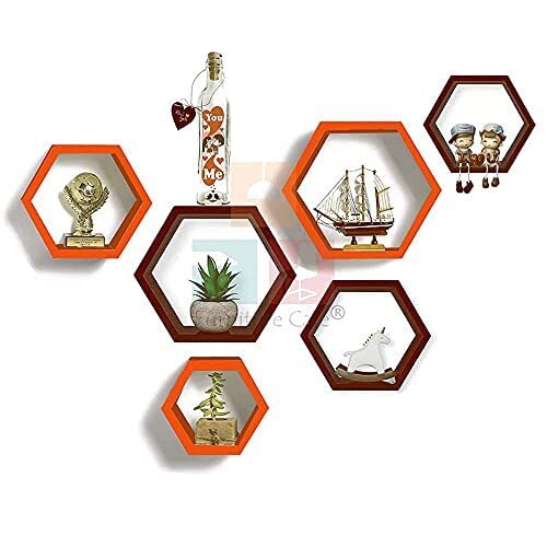 Hexagon Wall Shelves