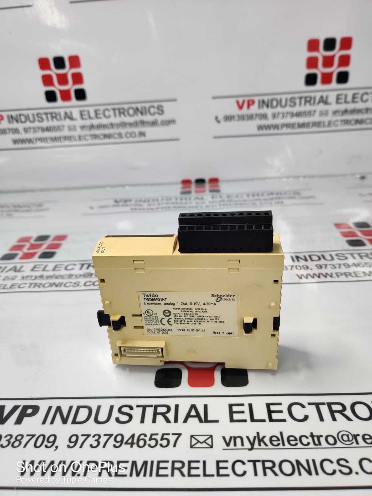 Schneider Electric Analog Output Module - 0-10v, 4-20ma | Industrial Application, White Color, 1.5kw Energy Consumption, 240v Output