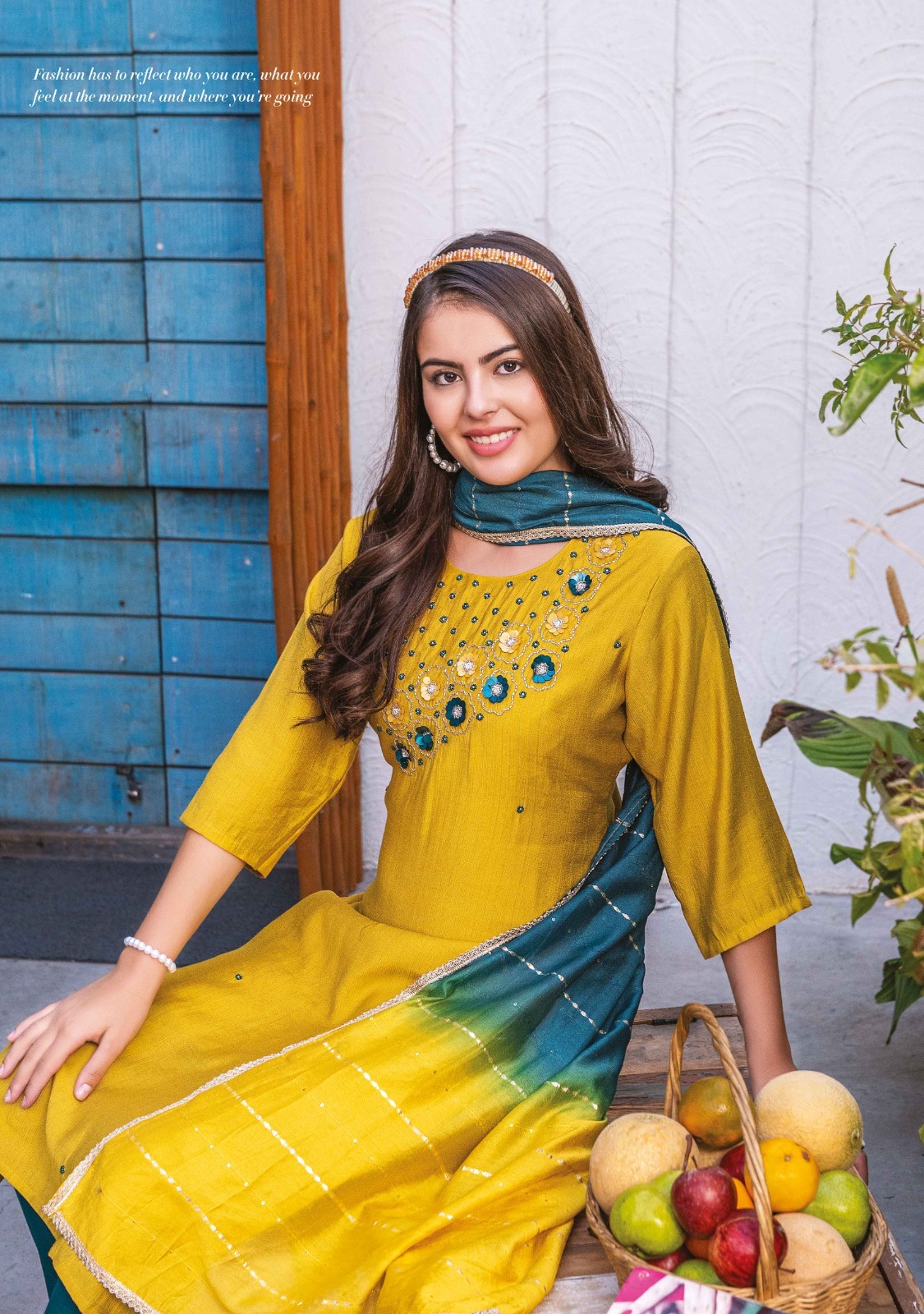 Rayon Hand Work Kurti - Fancy Rayon, L Xl Xxl | 3-4th Sleeve, Heavy Lace Dupatta, Breathable, Washable, Non-toxic, Perfect For All Seasons