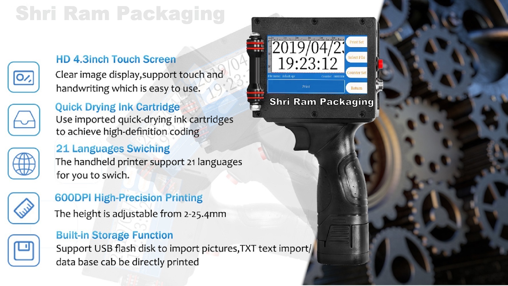 25 Mm Handheld Inkjet Printer Lb200 - Laser Type: Fiber Laser