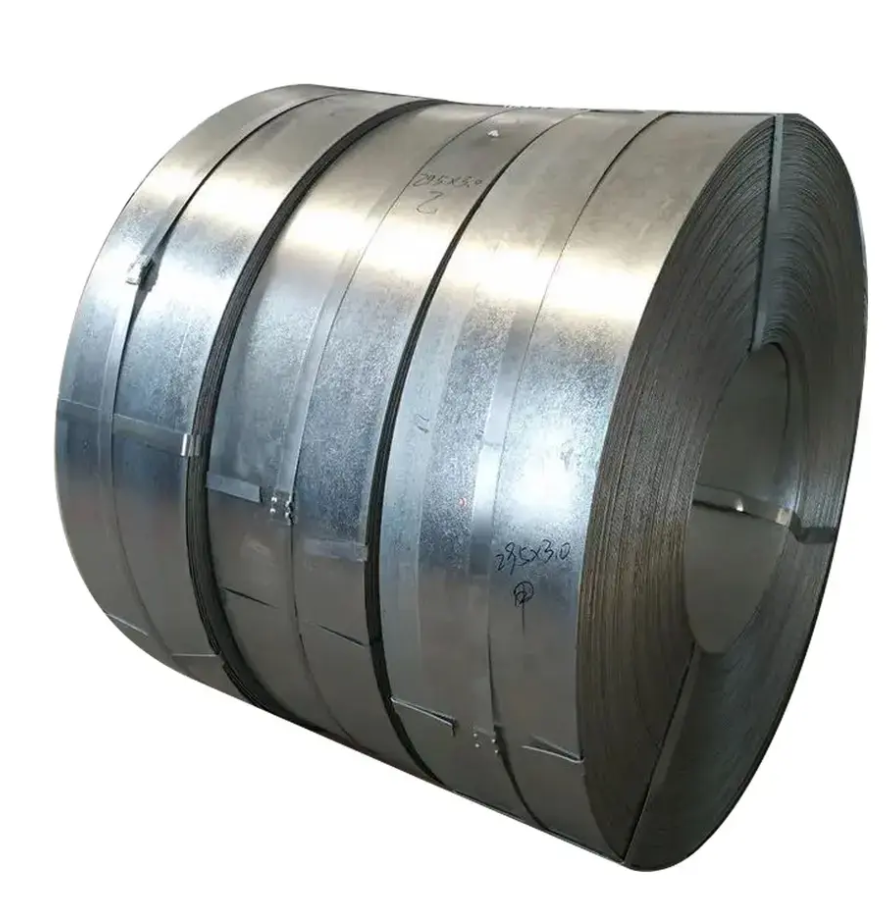 Galvanized Steel Strip - Dx51d Material, 0-600mm Width, 0.3-3.0mm Thickness, Zinc Coating 30-275g/m2, Hot Dipped Galvanized, Coil Id 508mm-610mm