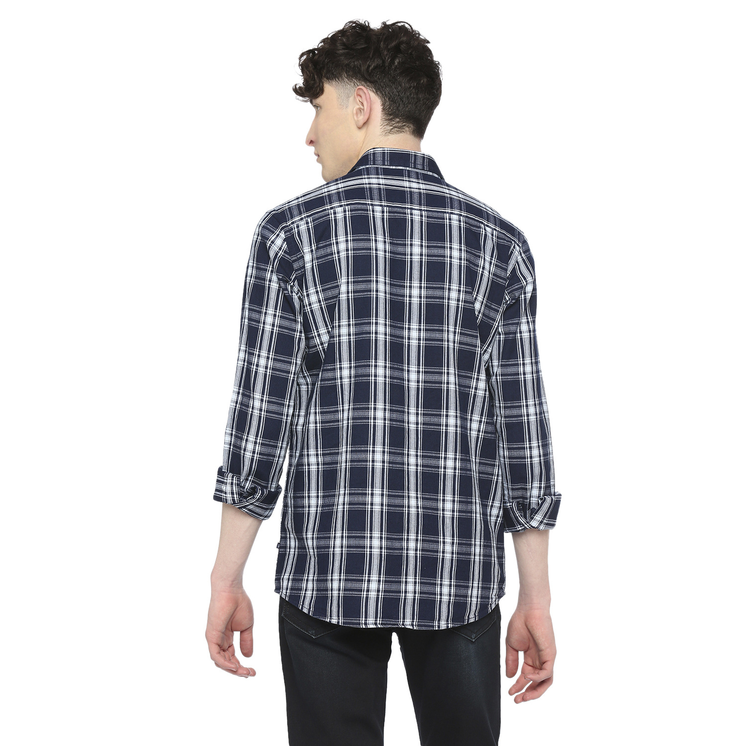 Integriti Casual Full Sleeves Shirt For Men - Color: Black