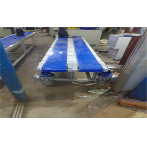 Silver N Blue Conveyor Machine