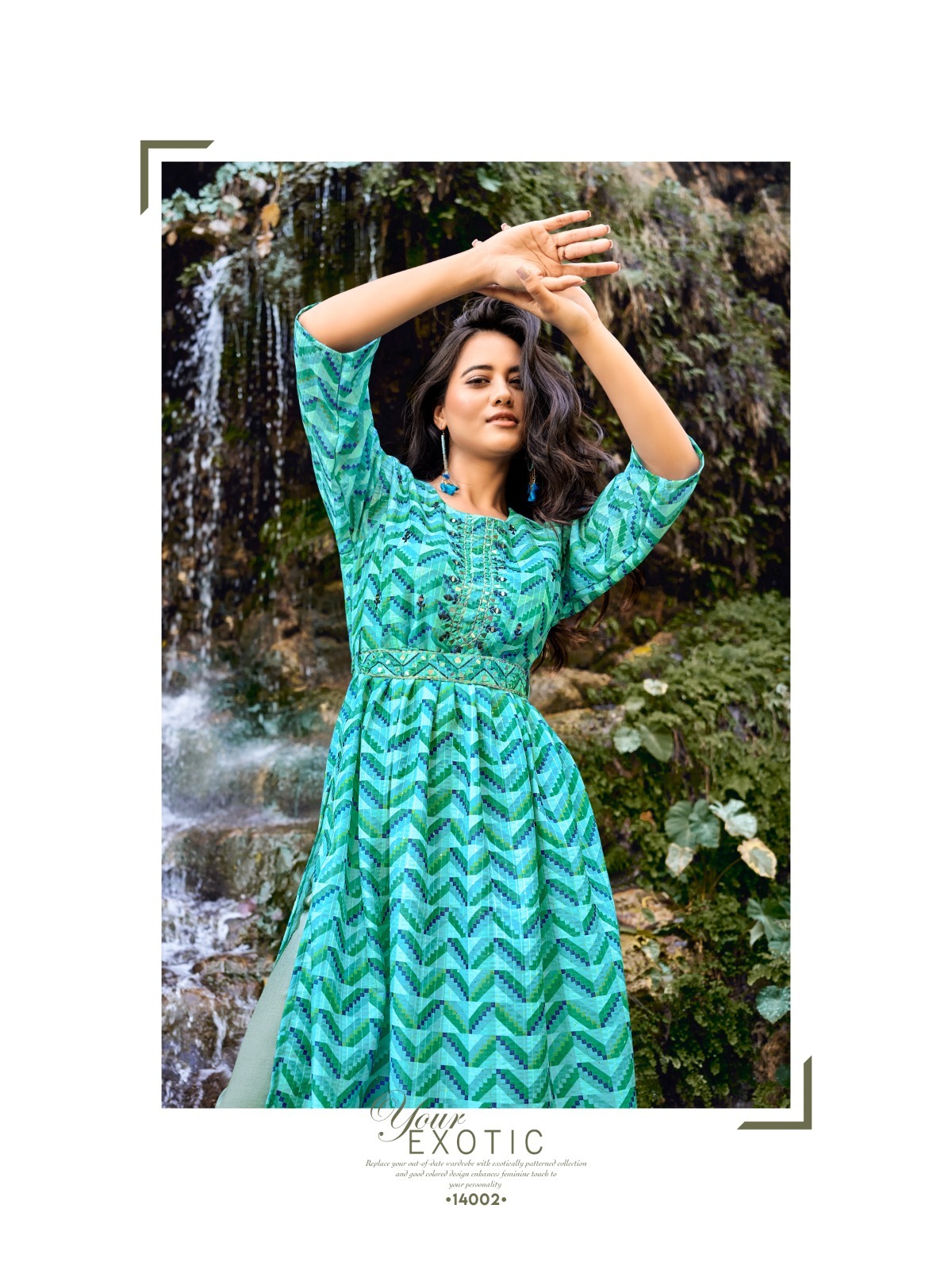 Digital Print Kurti With Pant