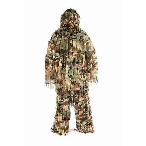 Ghillie Suit - Lightweight Fabric With Natural And Synthetic Strands | Effective Camouflage For Military, Hunting, And Wildlife Photography